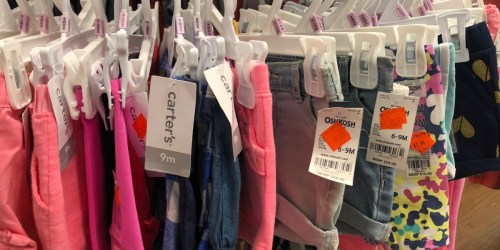 Carter’s Tees, Shorts, Pants & More as Low as $2.39 (Baby, Toddler & Kids)