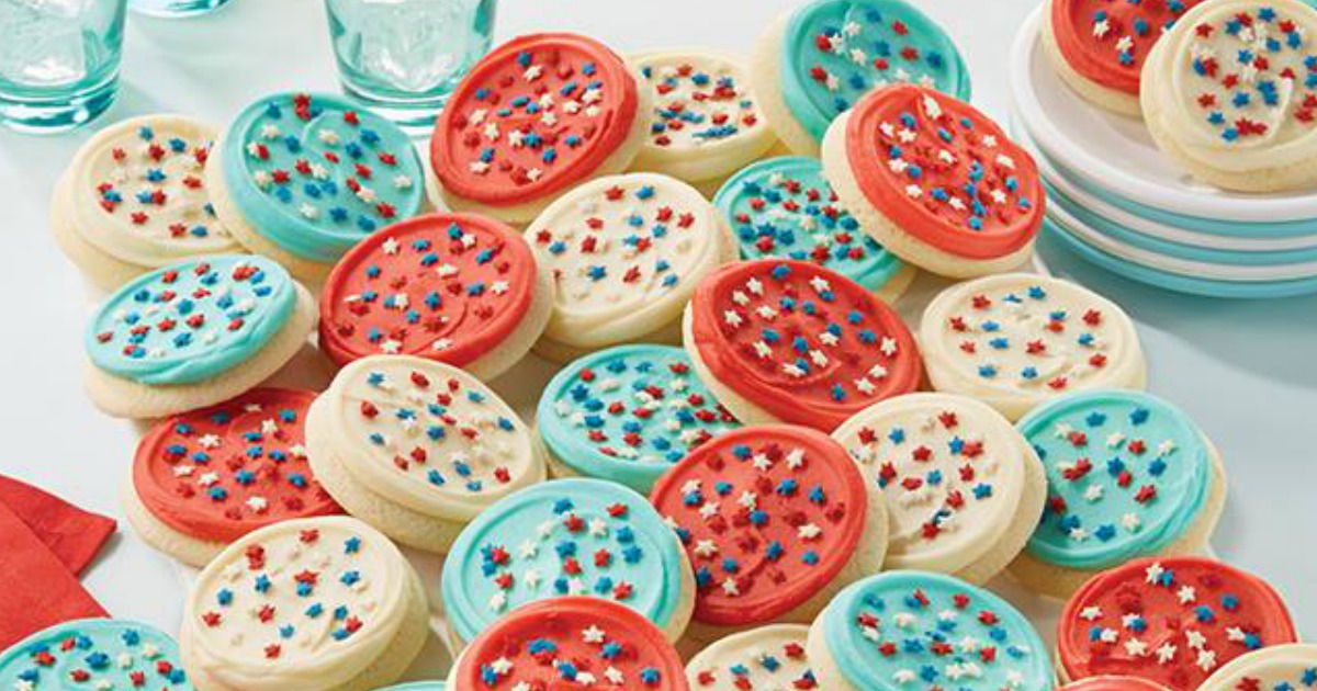 cheryls cookies red white and blue sampler pack