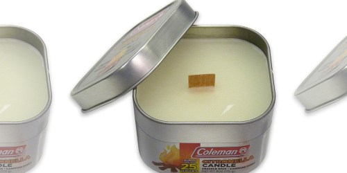 Coleman Scented Citronella Candles w/ Crackle Wick Just $2.94 Shipped at Amazon