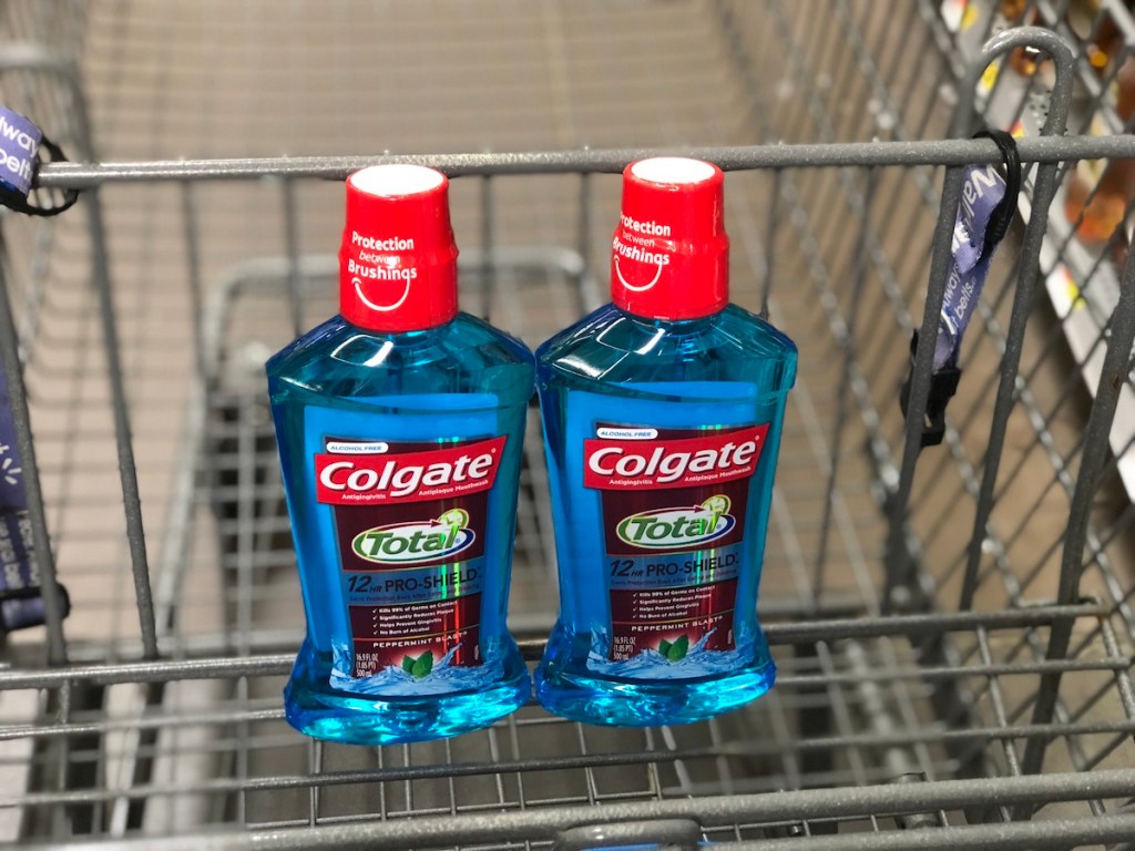 two colgate total mouthwash in walgreens cart