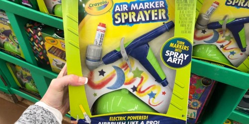 Crayola Air Marker Sprayer & Washable Markers ONLY $6.96 on Walmart.com (Regularly $25)