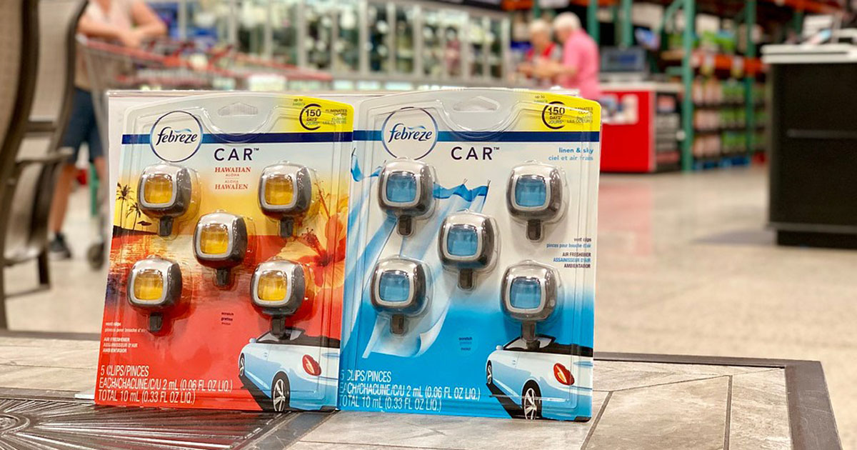 Costco Deal: Febreze Car Vent Clips 5-Pack Only $6.99