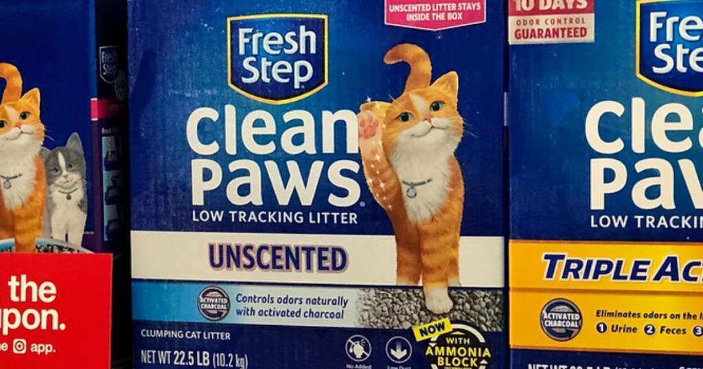 fresh step unscented cat litter at target