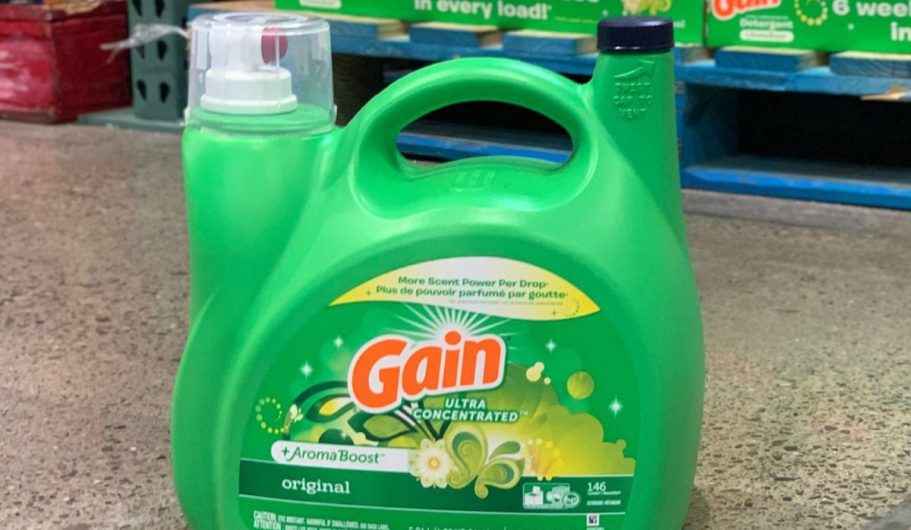 Gain + Aroma Boost 154oz Liquid Laundry Detergent Only $12 Shipped on Amazon