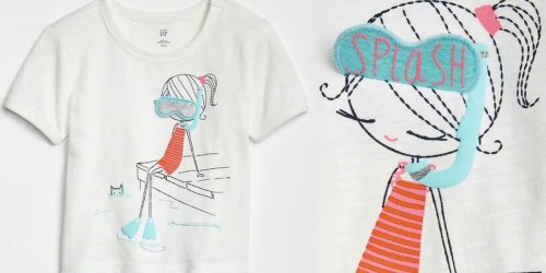 Up to 80% Off Toddler Girls Apparel at Gap Factory (Tees, Hoodies & More)