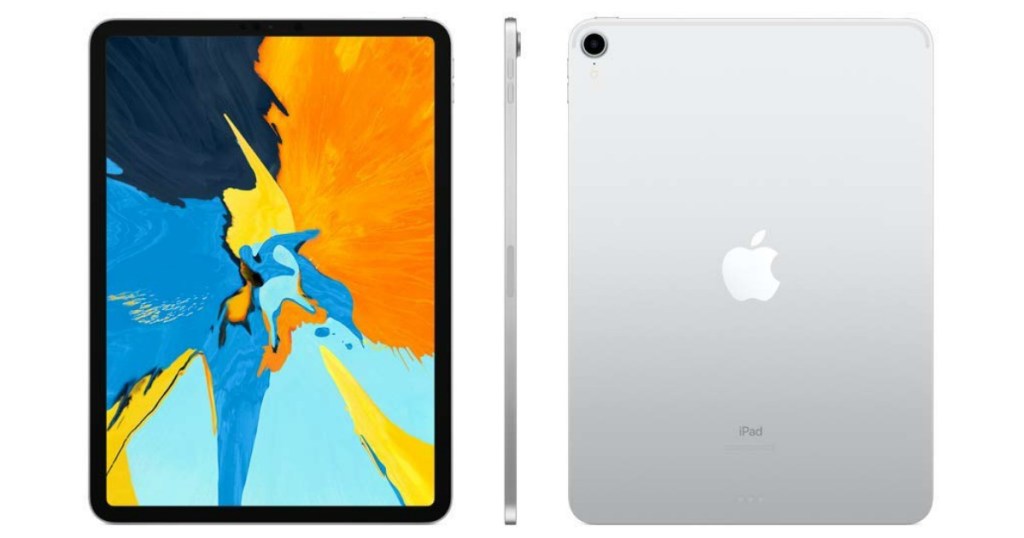 ipad pro front and back view