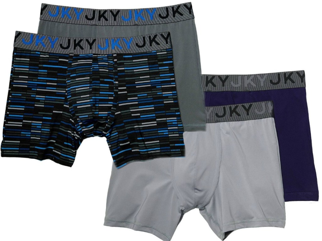 four pairs of men's brand Jockey underwear