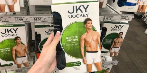 Jockey Men’s 2-Pair Boxers or Briefs Only $4.50 Shipped (Regularly $14)