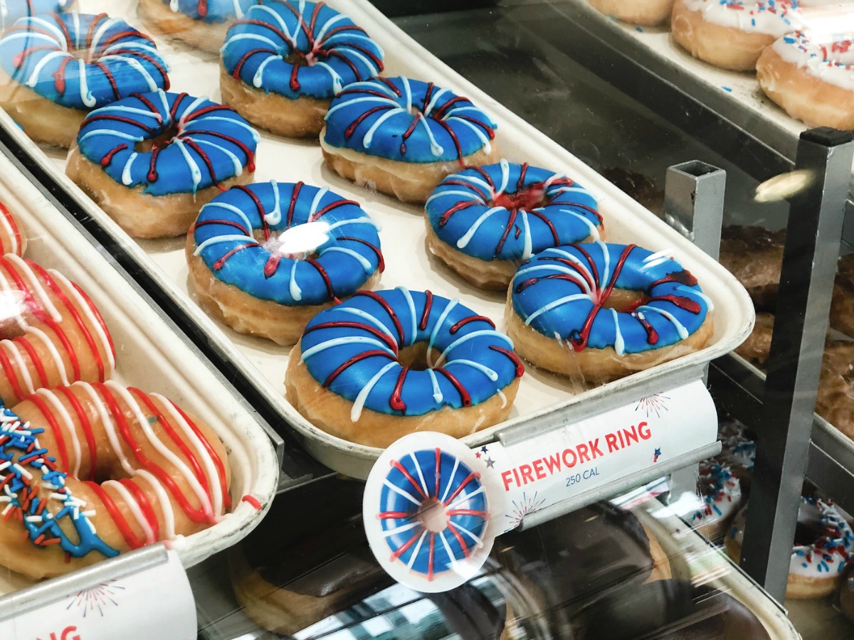 New Krispy Kreme 4th of July Doughnuts + How to Score One Free