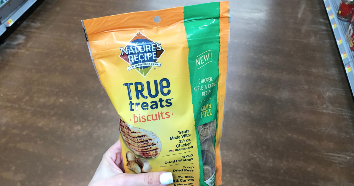 High Value 1.75/1 Nature's Recipe True Treats Dog Treats Coupon
