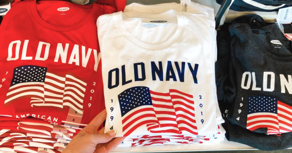 Old Navy Flag Tees & Tanks Only 2 (Cardmembers Only)