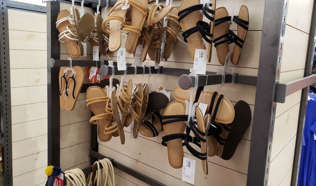 display of Tubular Faux-Suede Sandals in old navy