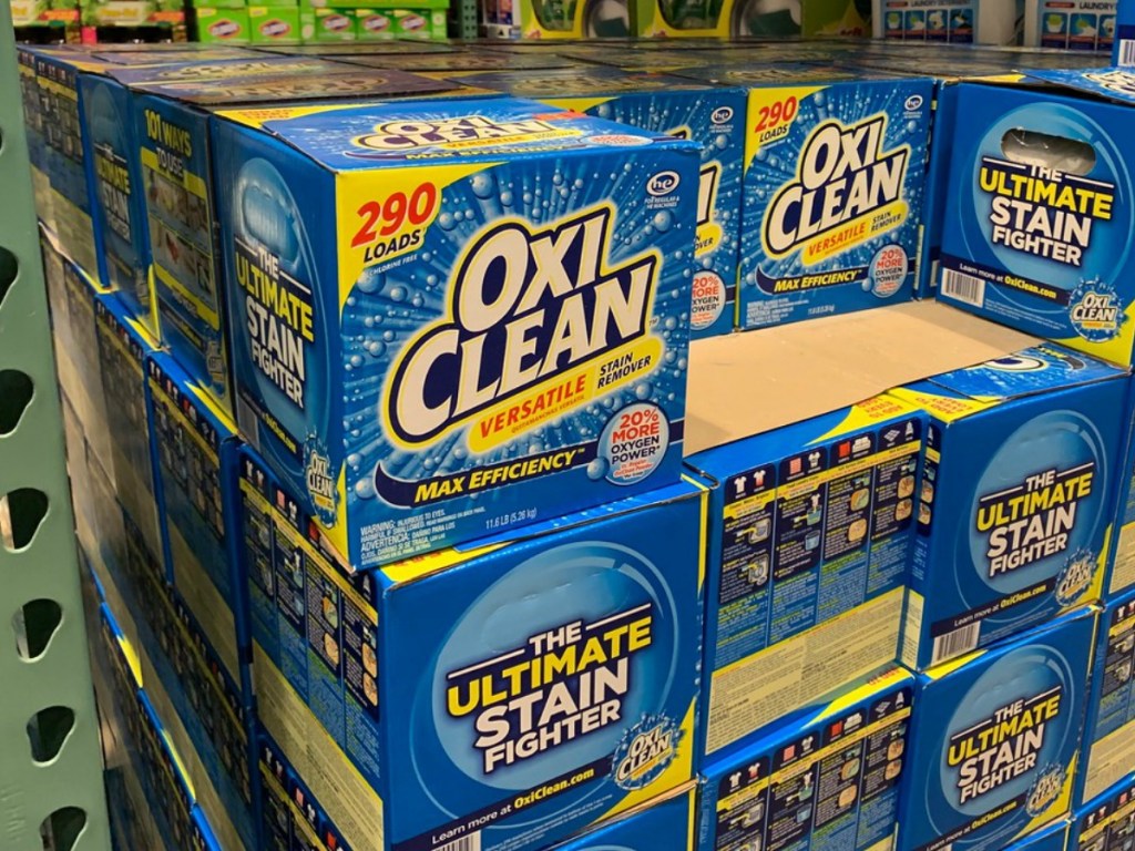 powdered laundry detergent in store