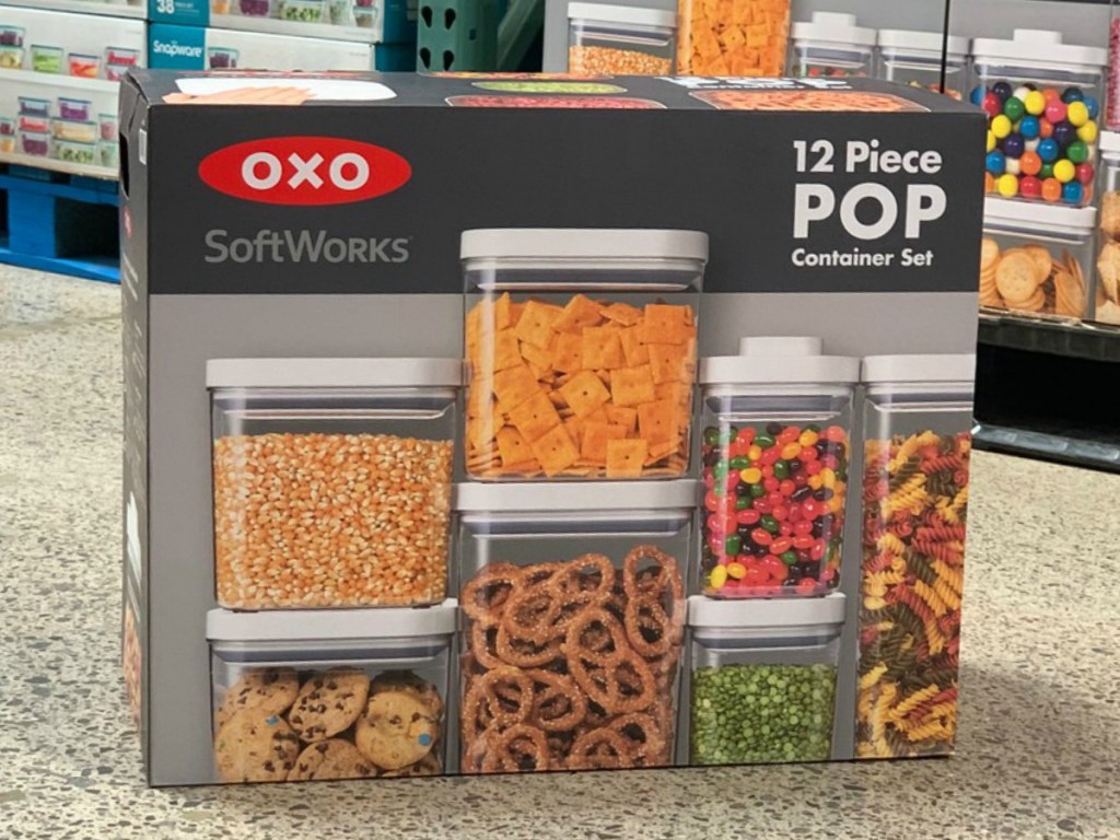 boxed set of containers with lids in store