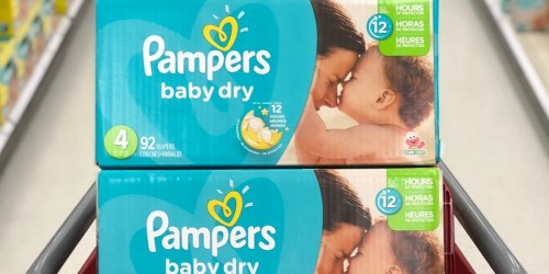 Pampers Diaper Boxes Only $11.33 Each Shipped After Walgreens Rebate