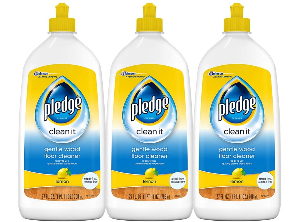THREE Bottles of Pledge Hardwood Floor Cleaner Only 9 Shipped at Amazon • Hip2Save