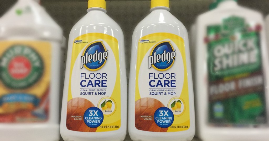 Three Bottles Of Pledge Hardwood Floor Cleaner Only 9 Shipped At