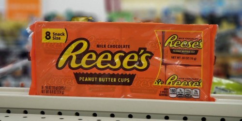 Hershey’s 8-Pack Snack Size Candy Bars Only 88¢ After CVS Rewards