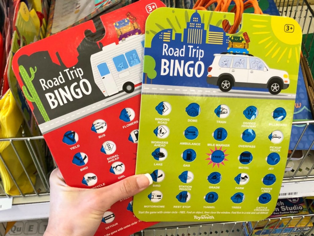 game of road trip bingo for kids