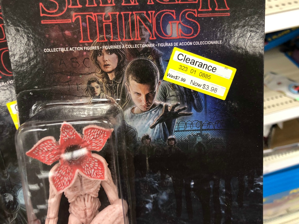 Demogorgon action from Stranger things in package