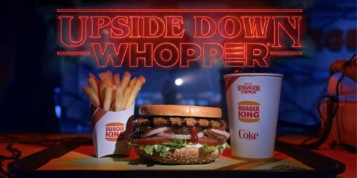 Burger King is Celebrating Stranger Things w/ Upside Down Whoppers Starting June 21st (Select Areas)