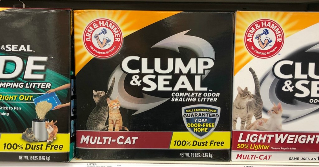 arm & hammer clump n seal cat litter at target