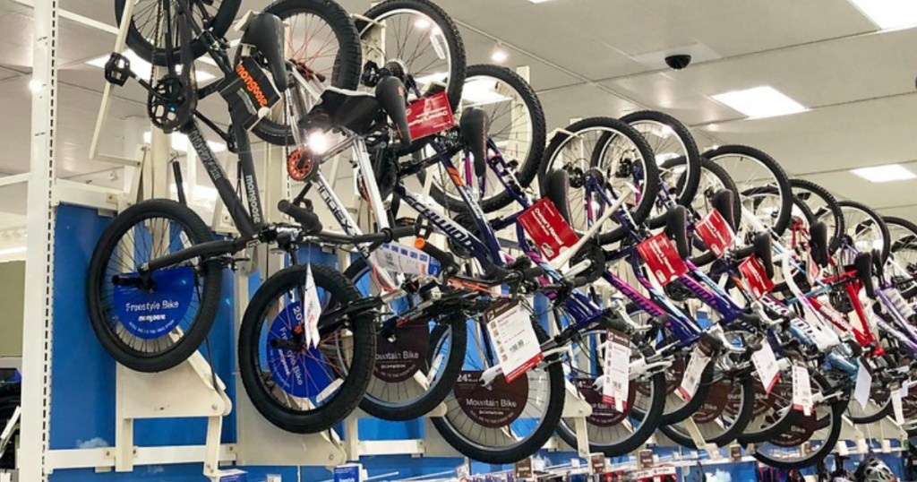 schwinn bikes on display at target