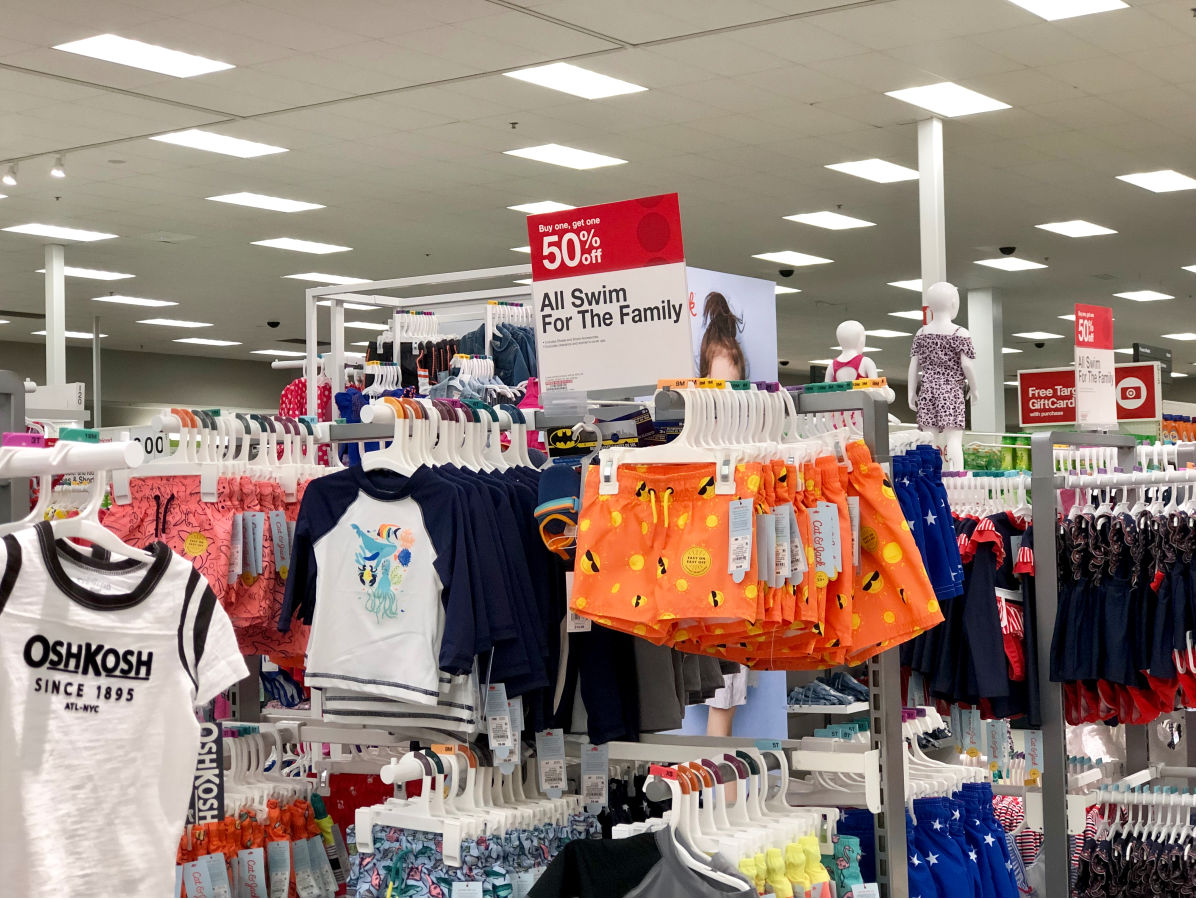 target boys swim trunks