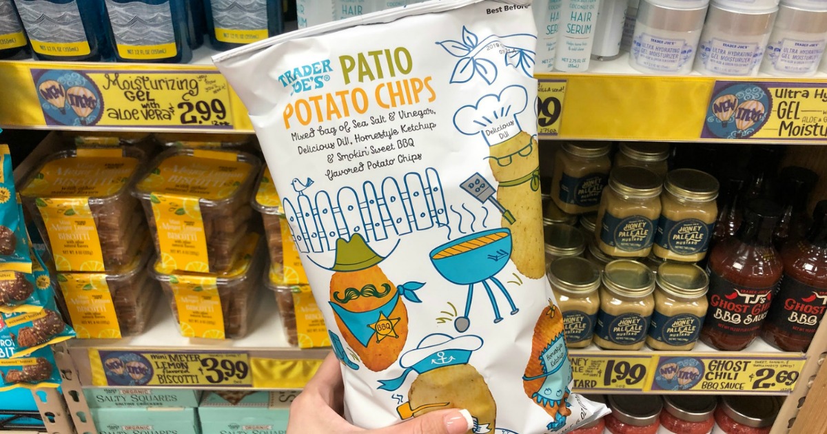 Trader Joe's Patio Potato Chips Give You 4 Flavors in One Bag (+ More