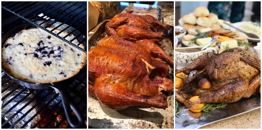 3 foods cooked on the traeger