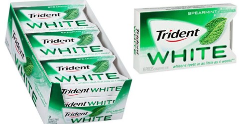 Trident White Sugar Free Gum 9-Pack Just $5.47 Shipped at Amazon (Only 61¢ Per Pack)