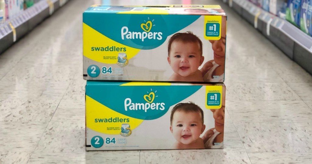 pampers swaddlers boxed diapers at target