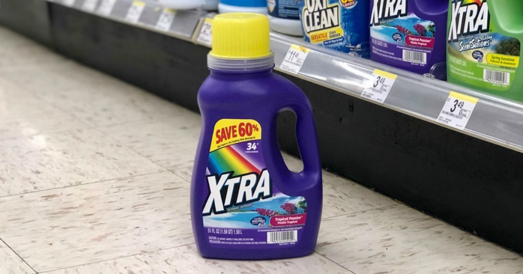 xtra liquid laundry detergent at walgreens