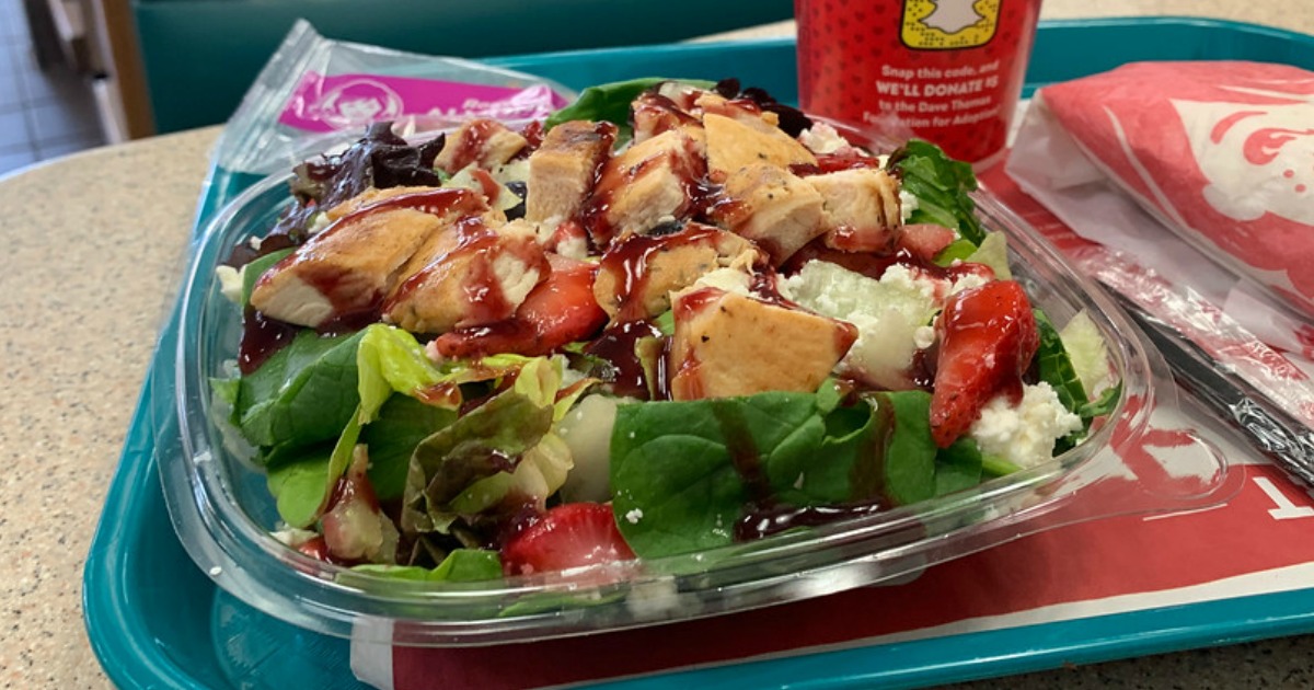 Free Half Size Berry Burst Chicken Salad W Any Purchase Using