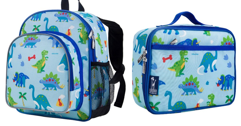 Wildkin dinosaur backpack and lunch box