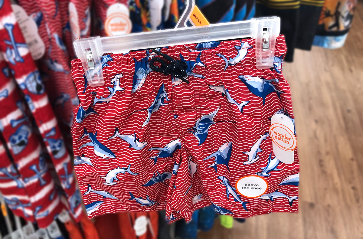 wonder nation swim trunks