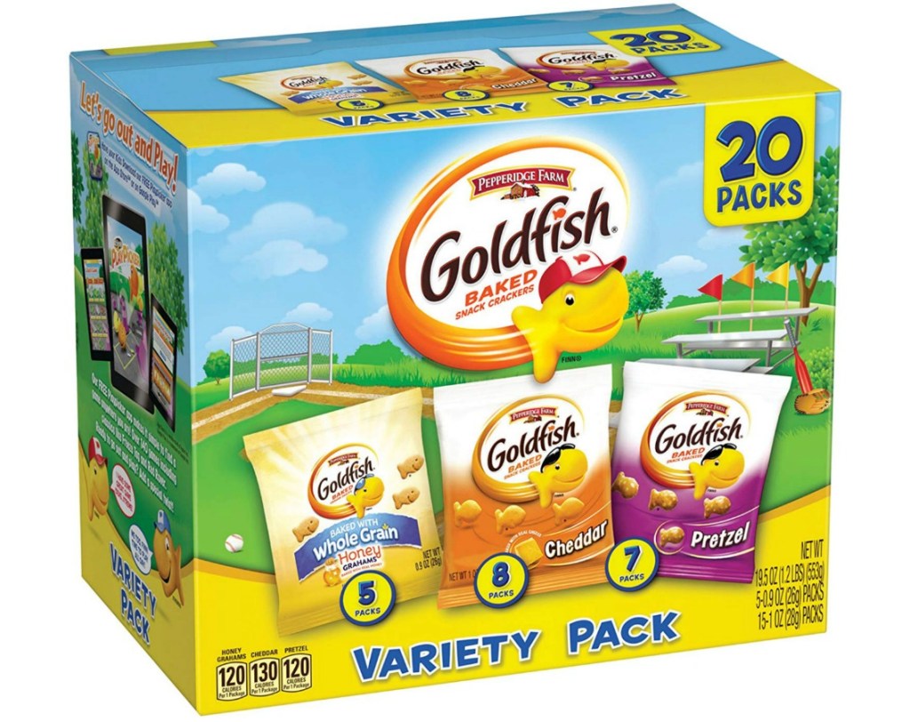 Amazon Prime: Pepperidge Farm Goldfish Sweet & Savory Crackers 20-Pack ...