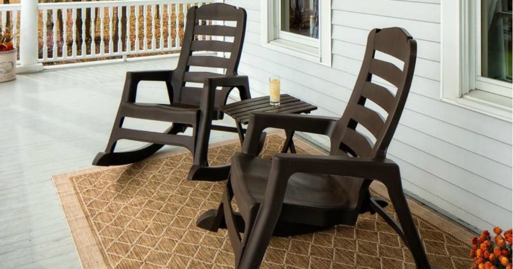 rocking chairs on covered porch
