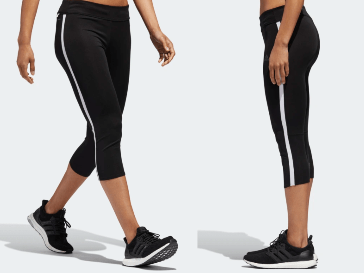 Adidas Women's Running Response 3/4 Tights on model