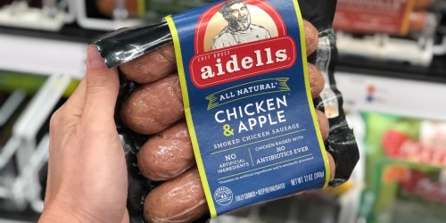 Aidells Chicken Sausages or Meatballs Only $3.59 at Target (Just Use Your Phone)