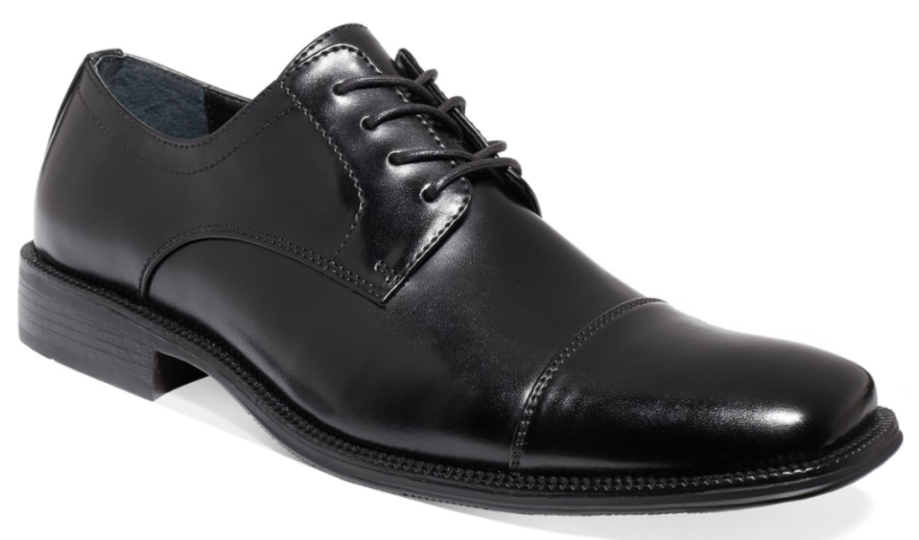 Alfani Men's Adam Cap Toe Black Shoes