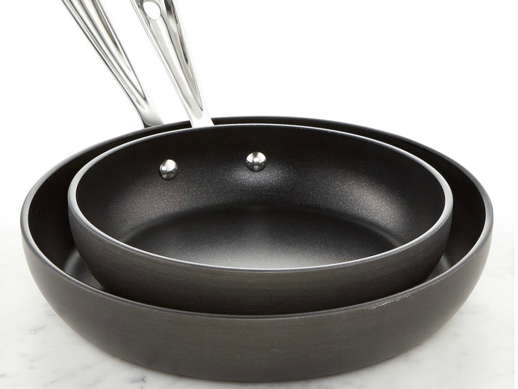 All-Clad Hard Anodized 8 & 10 Fry Pan Set