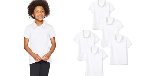 Amazon Prime | FIVE Girls Uniform Polos Just $9.80 Shipped (Regularly $35)