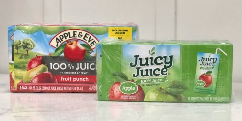 Juicy Juice and Apple & Eve Juice Boxes as low as $1.20 at Target