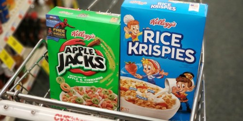 New $1/2 Kellogg’s Cereal Coupon = Apple Jacks Just 84¢ Per Box at CVS