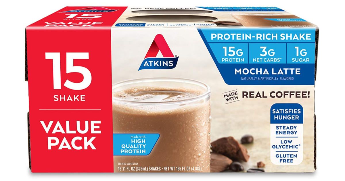 atkins 15 pack gluten free shakes