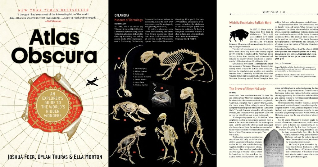 atlas obscura book and pages