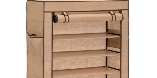 9-Tier Shoe Storage Cabinet Only $15.99 Shipped (Holds 40 Pairs of Shoes)