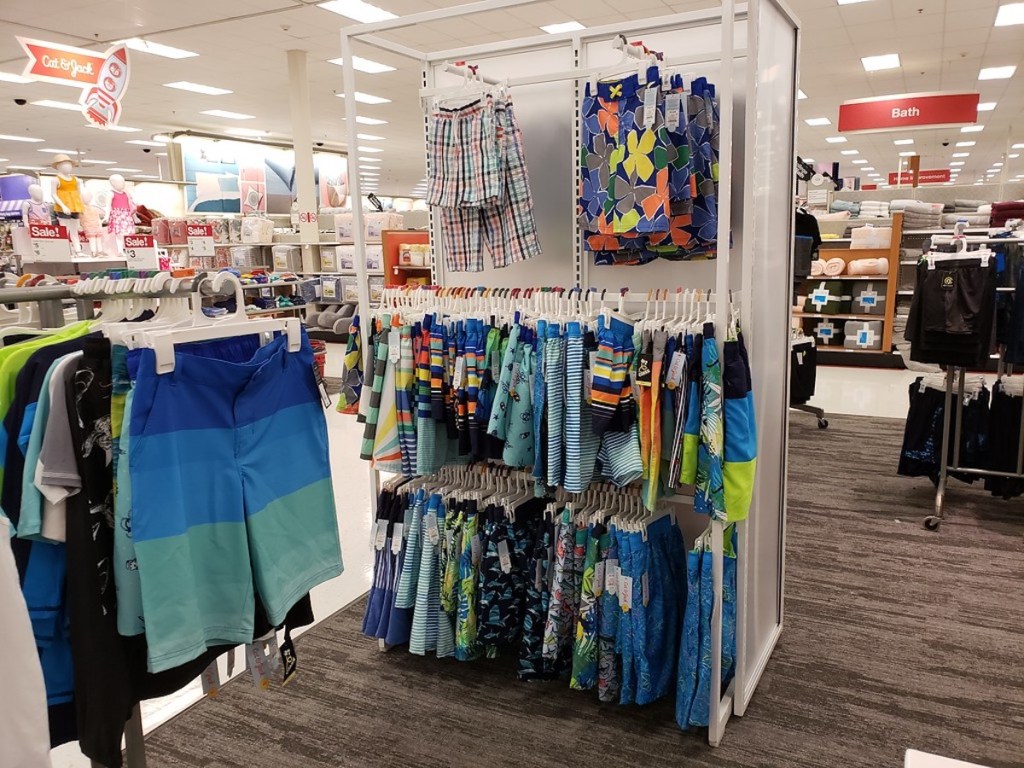 boy's swimwear at Target
