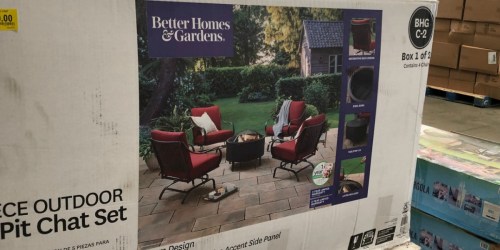 Better Homes & Gardens 5-Piece Fire Pit Chat Set ONLY $89 at Walmart (Regularly $497) + More